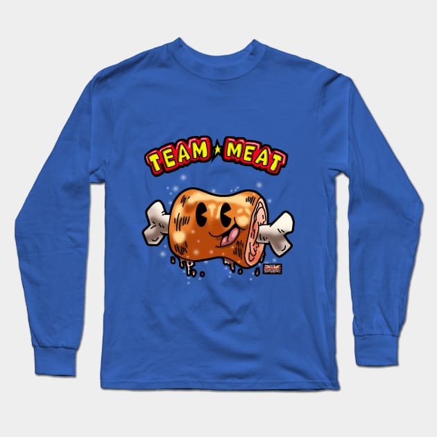 Team Meat Long Sleeve T-Shirt by AJH designs UK